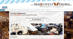 Desktop Screenshot of herbstfest-erding.de