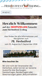 Mobile Screenshot of herbstfest-erding.de