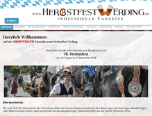 Tablet Screenshot of herbstfest-erding.de